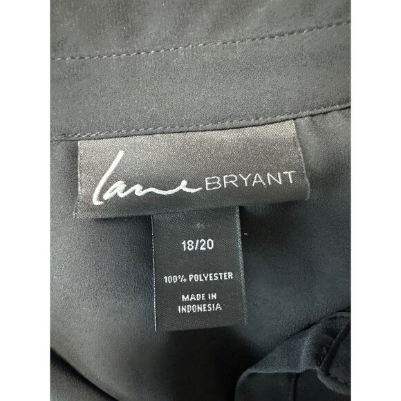 Lane Bryant Womens Roll Tab Sleeve Button-Down Hi-Low Tunic Top Size 18/20 - Picture 6 of 10